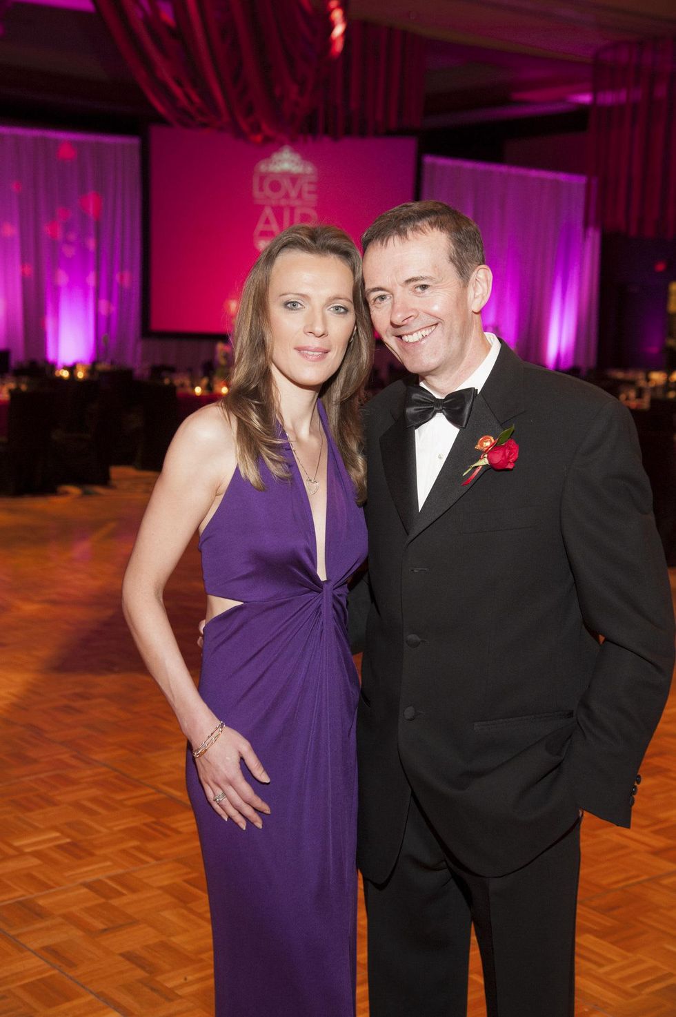 4 Yulia Pearce and Dr. Daniel Penny at Heart Ball February 2015