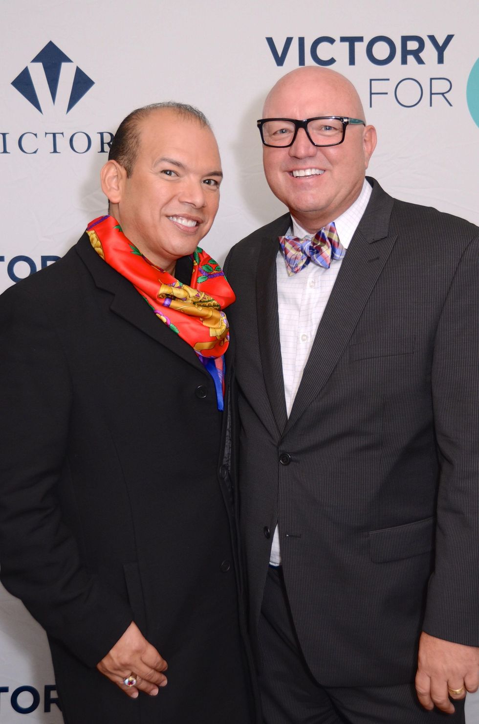 40 Alex Martinez, left, and David Arpin at the Victory Brunch March 2015