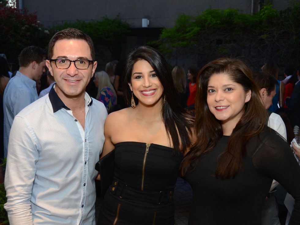 40 Drew Karedes, from left, Jacqueline Crea and Marcy de Luna at the CultureMap Social at Gremillion and Co. Fine Art March 2015