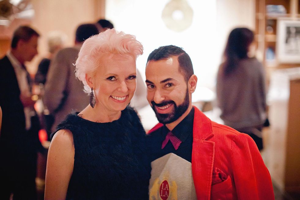 40 Vivian Wise and Fady Armanious 2 at the Pam & Gela party November 2014