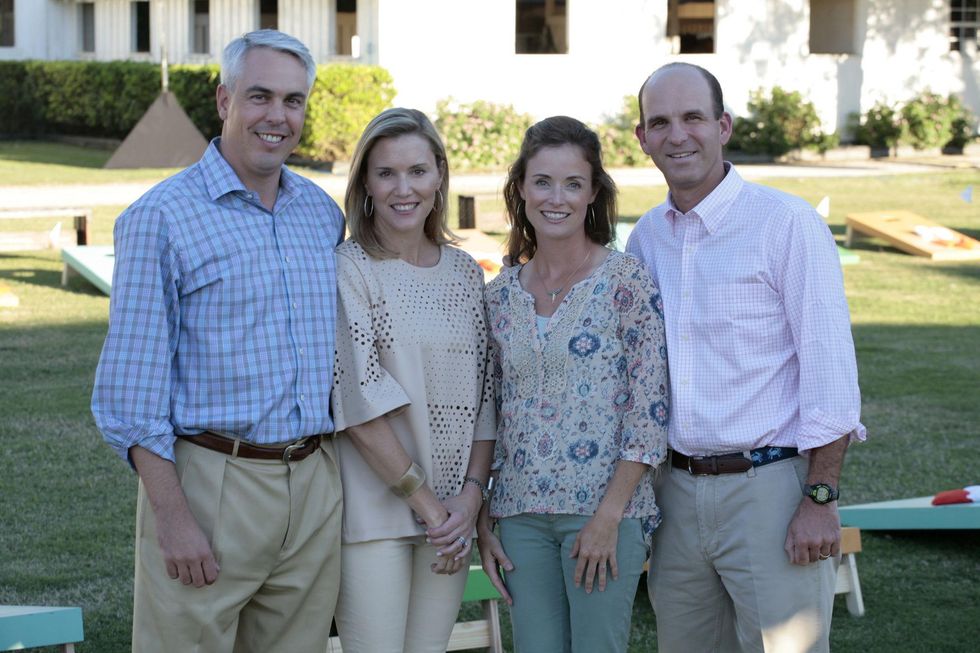 41 David and Carolyn Anderson, from left, and Leslie and Michael Fertitta at the Toss for Texas Children's Hospital October 2014