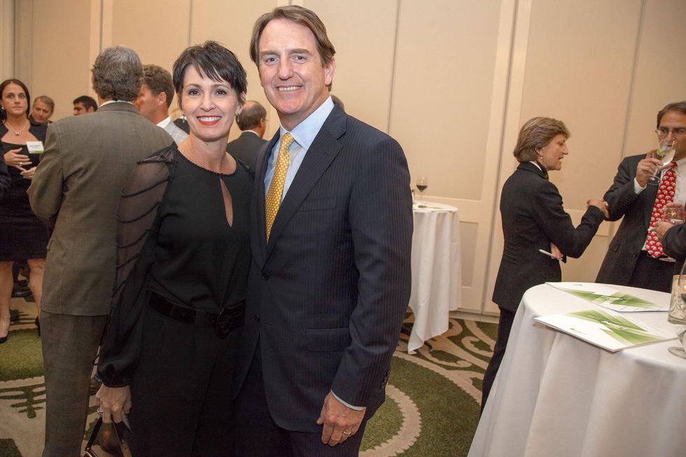 41 Julie Peak and Michael Cox Sr. at the Urban Land Institute Houston mixer October 2014