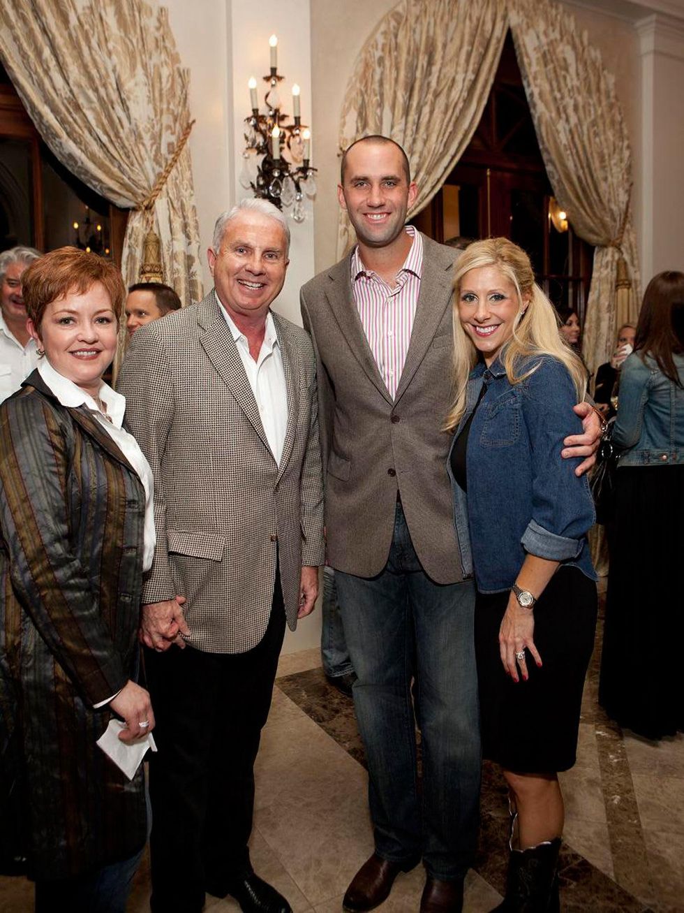 416 Shannon and Mark Wallace, from left, and Matt and Laurie Schaub at Texas Children's event November 2013