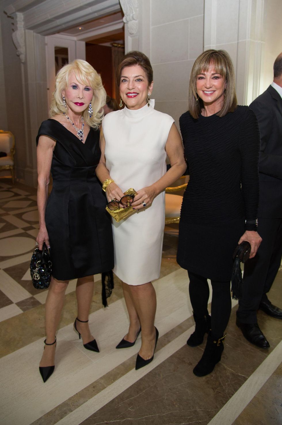 42 Diane Like Farb, from left, Dancie Ware and Janet Gurwitch at the Zadok jewelry dinner October 2014