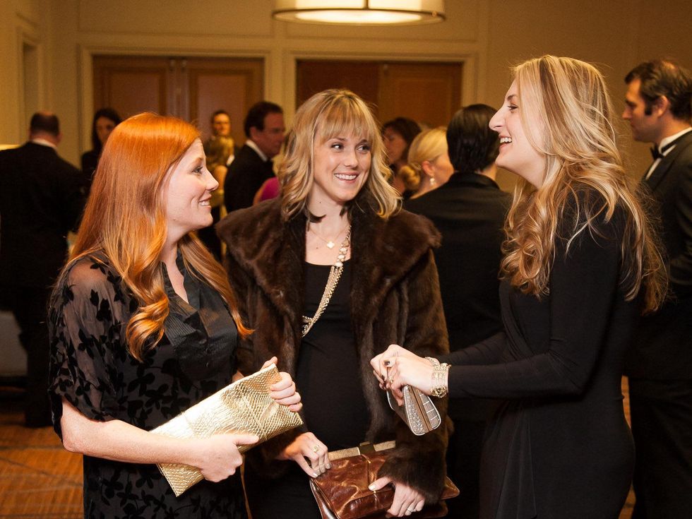 42. Stephanie Wilkinson, from left, Carly Burns and Elan Hailey at the Stehlin Foundation Gala October 2013