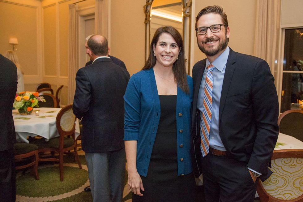 43 Abbey Roberson and Jason Tramonte at the Urban Land Institute Houston mixer October 2014