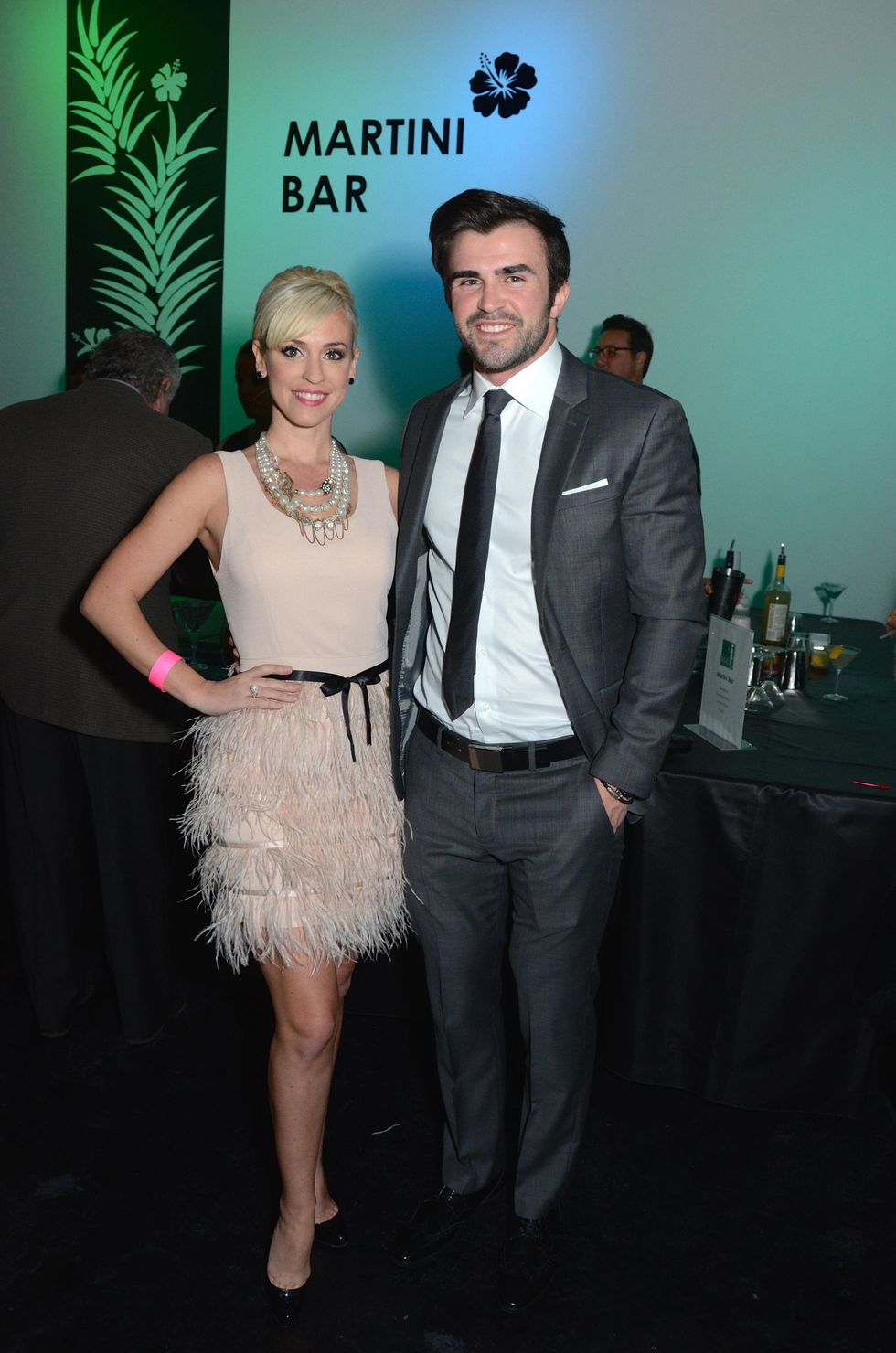 432 Crystal Schultea and Gage Bennett at the Craft Museum Martini Madness party January 2015