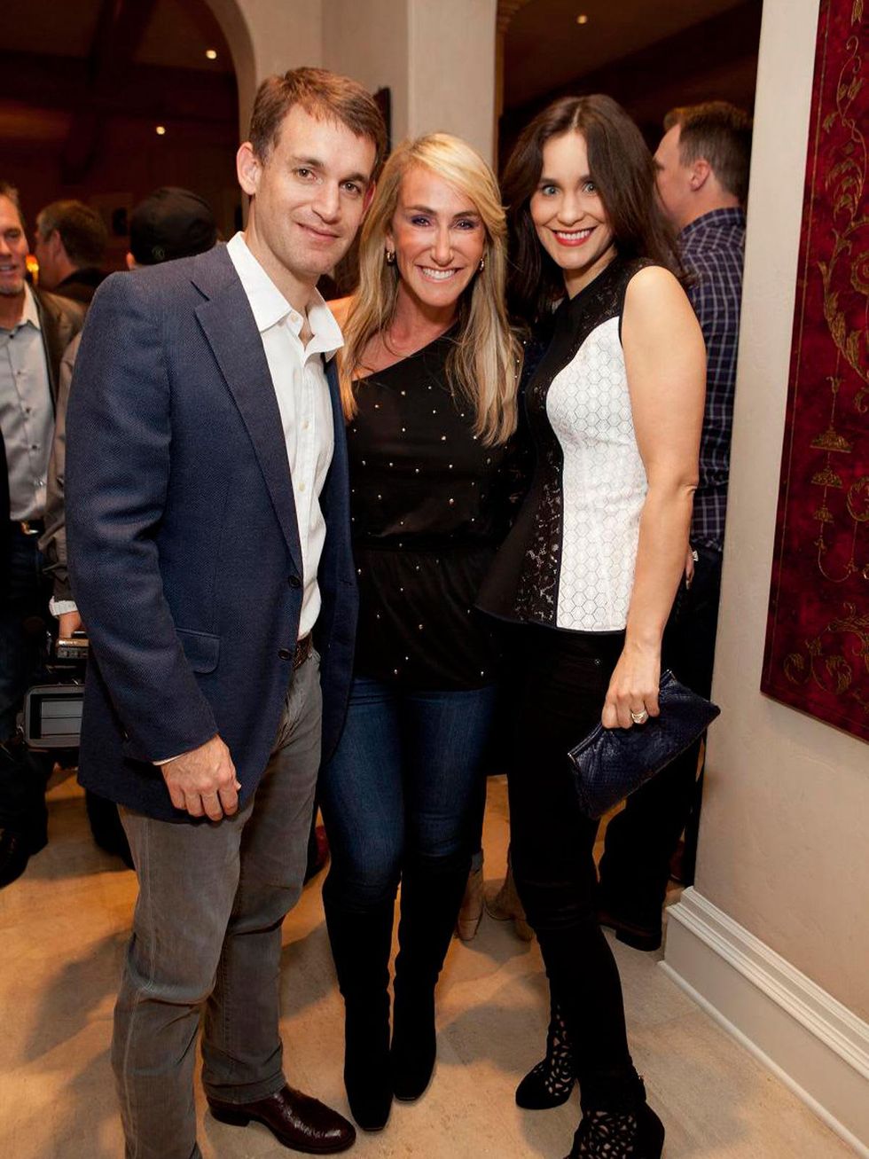 433 John Arnold, from left, Courtney Sarofim and Laura Arnold at Texas Children's event November 2013