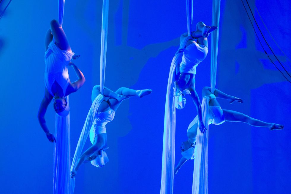 435 The artists performing at the Vault Light as Air fashion show January 2015