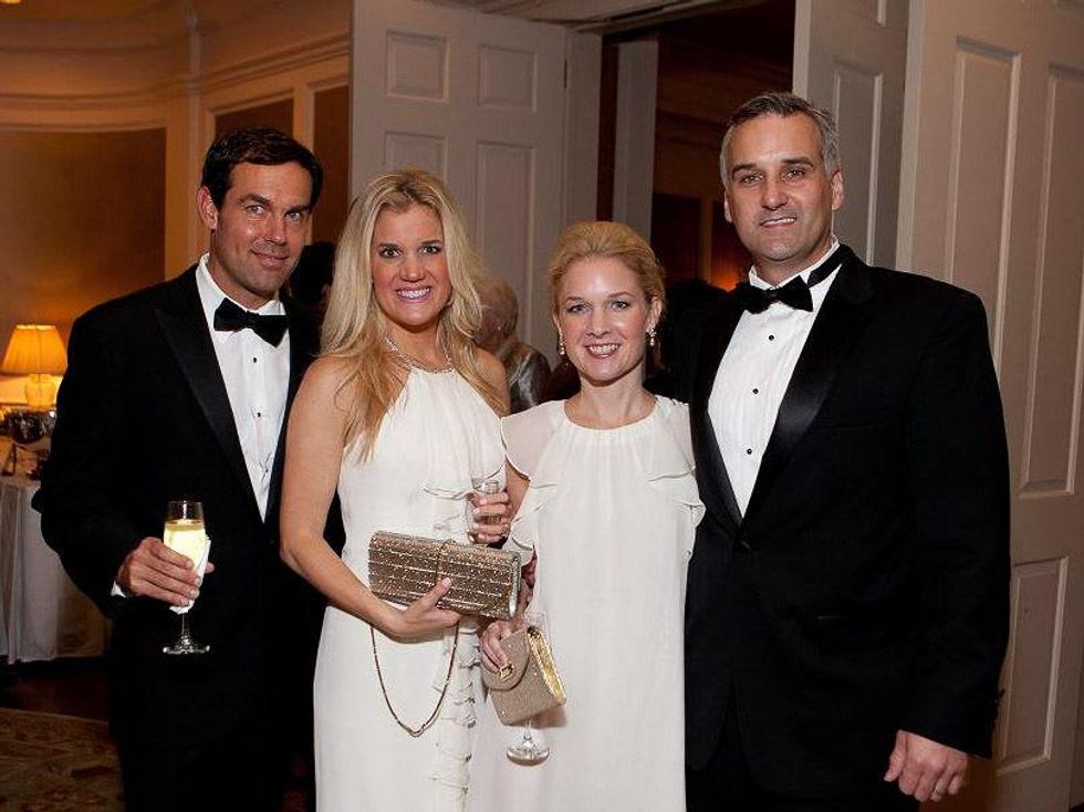 436 Dr. Steve and Amee Robertson, from left, and Ashley and Kelly Oliver at the Blue Bird Circle Gala October 2013
