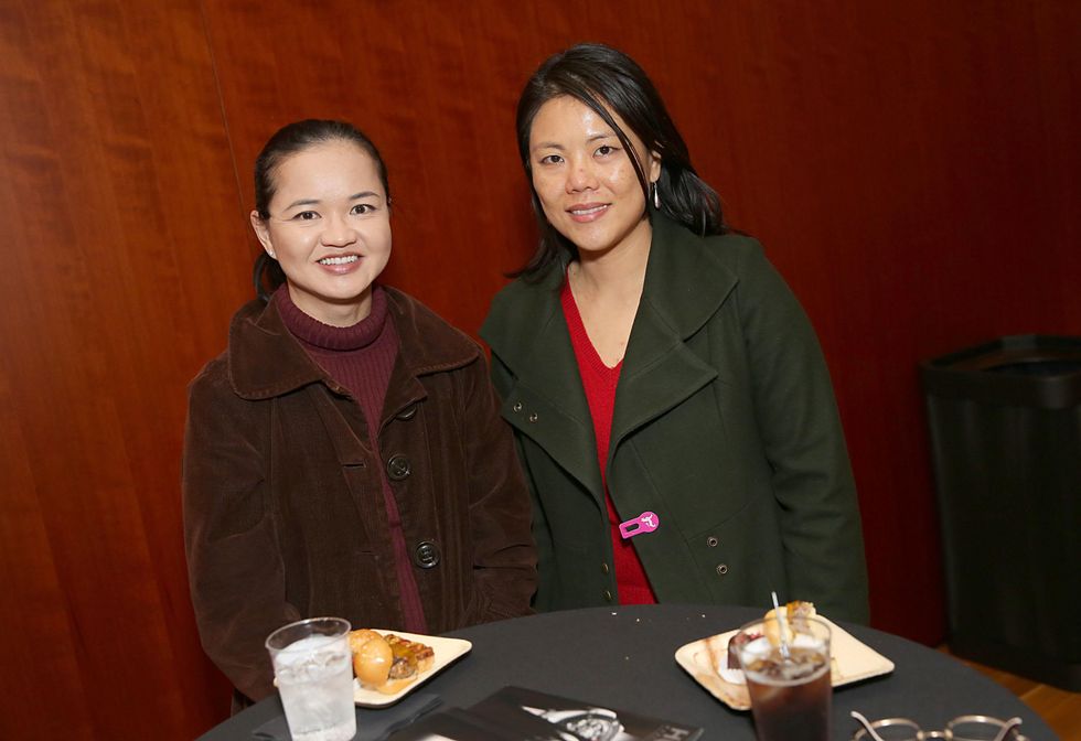 44 Monica Hwang, left, and Melissa Kwan at the Asia Society Texas Center Kobe beef Cook-off December 2014