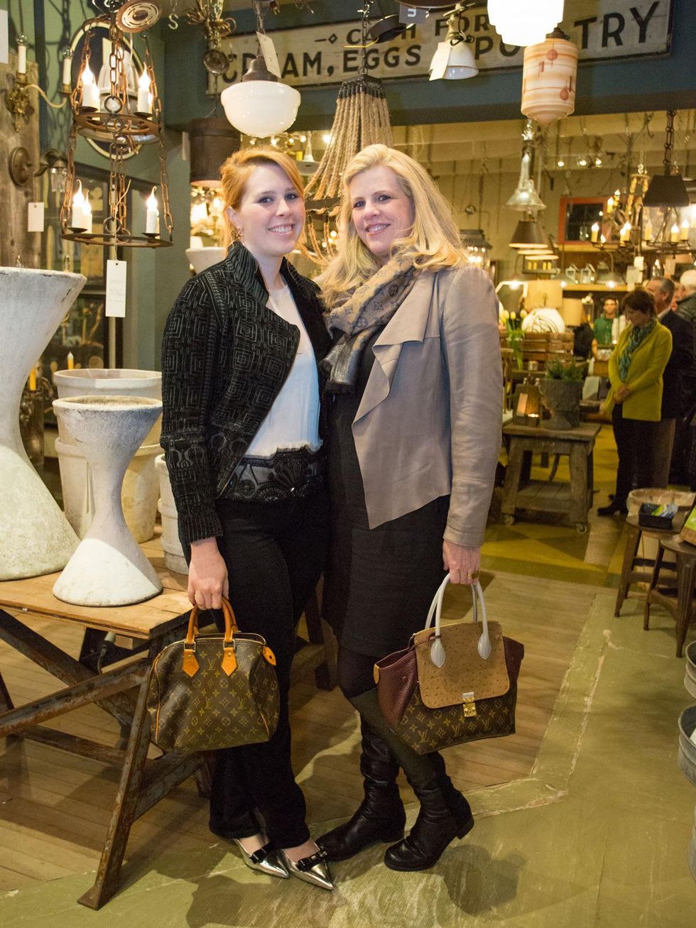 44 Susan Dabbar, left, and Skylar Dabbar at the Memorial Park Conservancy at Brown March 2014