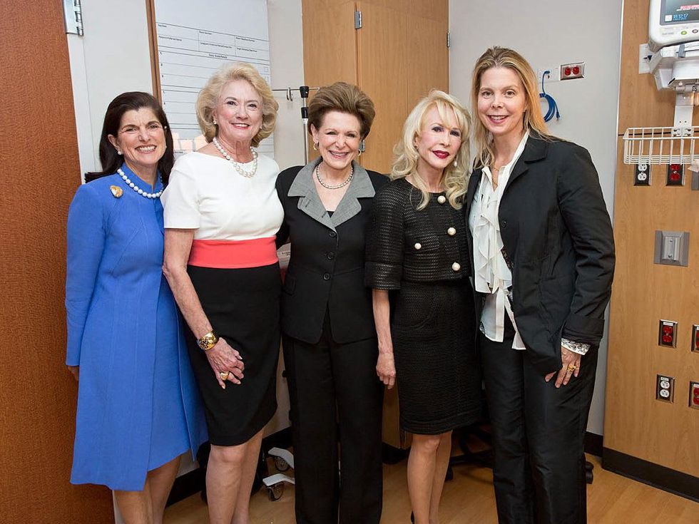 440 M.D. Anderson Childrens' Center opening May 2013 Luci Baines Johnson, Patsy Fourticq, Barbara Hurwitz, Diane Lokey Farb and Elizabeth Epley