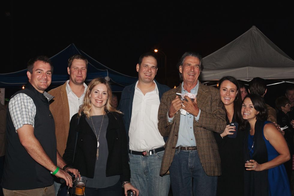 45 Bill Kearney, from left, THE REST MAY BE MIXED UP Ernst Roth, from left, Harry Roth, Stephanie Kearney, Nick Roth, Bill Kearney, Julie Roth and Carli Vogler at the Urban Harvest 10th anniversary dinner November 2014