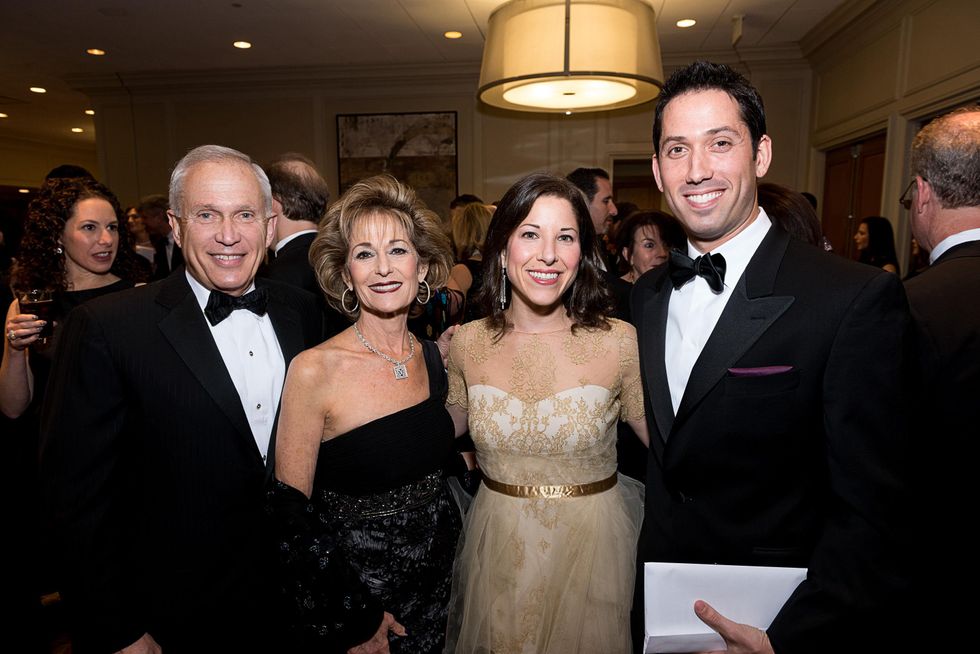 45 Buster and Karen Freedman, from left, and Esther Steinfeld Freedman and Doug Freedman at the Jewish Community Center Children's Scholarship Ball March 2015