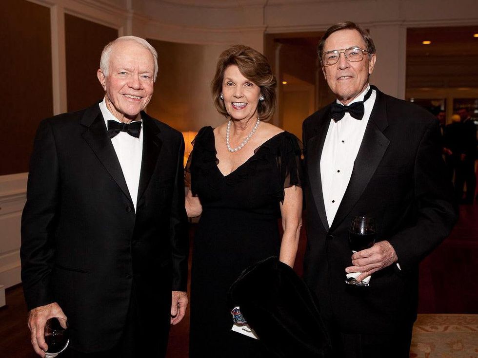 460 Thurman and Lilly Andress, from left, with Mac Sharpe at the Blue Bird Circle Gala October 2013