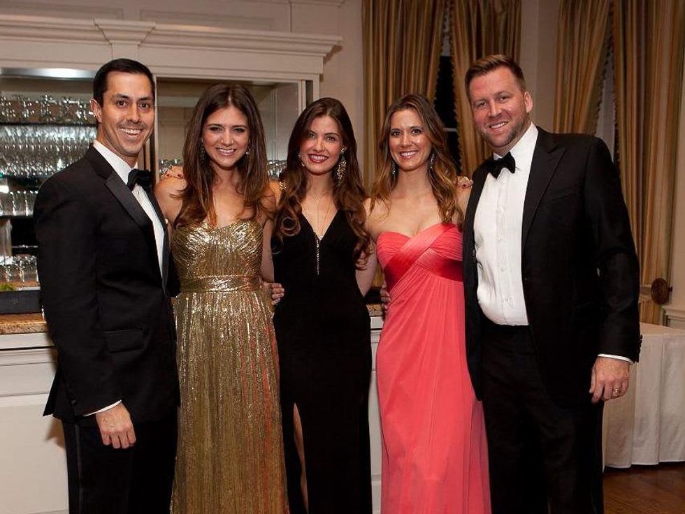 466 Max and Carrie Monzon, from left, Lesli Liles and Lindsay and Jonathan Wilson at the Blue Bird Circle Gala October 2013