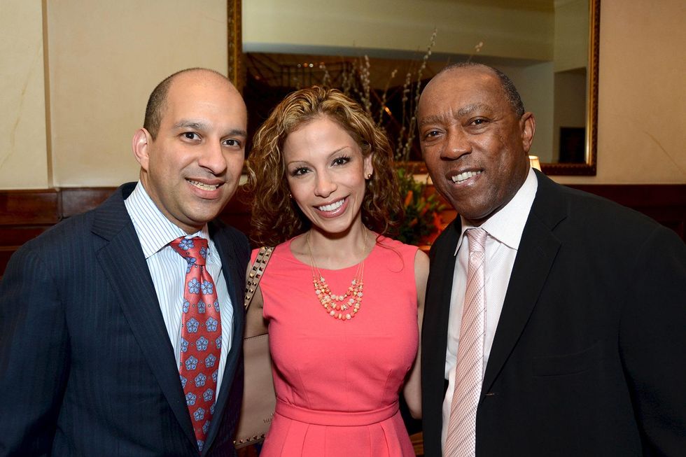 48 Beto Cardenas, from left, Norma Bustamante and Sylvester Turner at the Houston Food Bank dinner April 2014