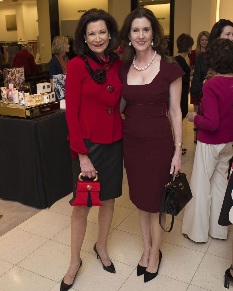 48 Betty Hrncir, left, and Phoebe Tudor at Houston Sweethearts at Saks February 2015