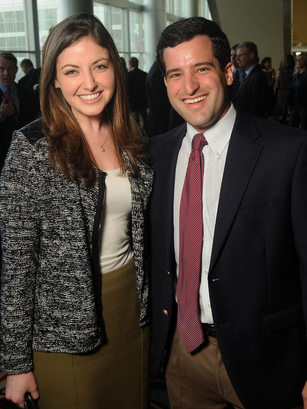 48 Samantha Strauss and Jared Dubin at the Guardian luncheon November 2013