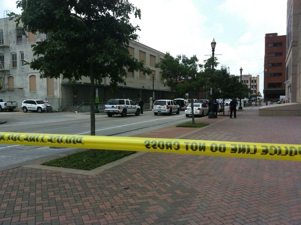 49 San Jacinto suspicious package downtown August 2013