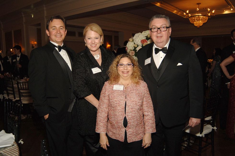 496 Bill and Shawn Jackson, from left, and Marion and David Young at the UH Law Center Gala April 2014