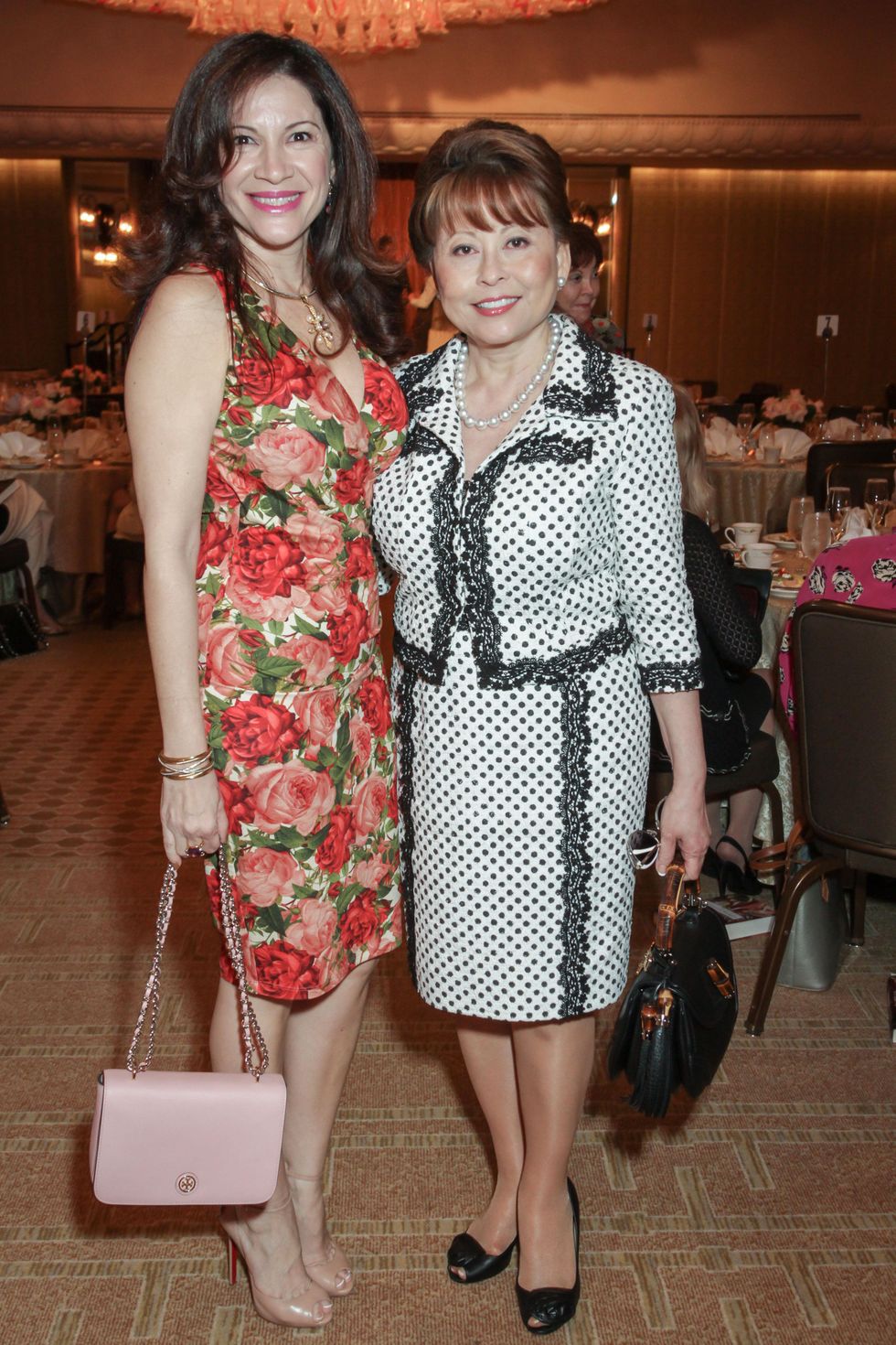 5 0348 Alex Blair, left, and name at the Women's Home tea April 2015