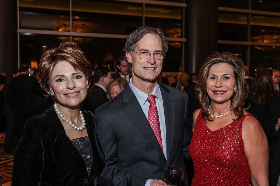 5 7575 Dr. Gail Gross, from left, with Gary and Cathy Broc at the UT Health Gala November 2014