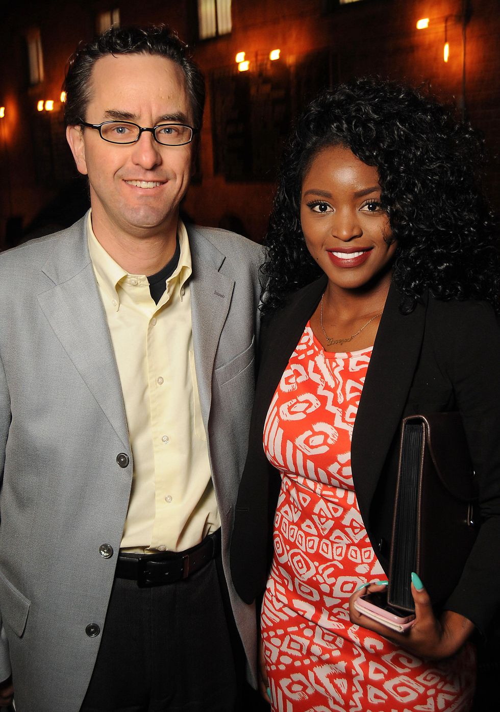 5 Andrew Davis and Valentine Waithera at the CounterCurrent Kickoff Party March 2015