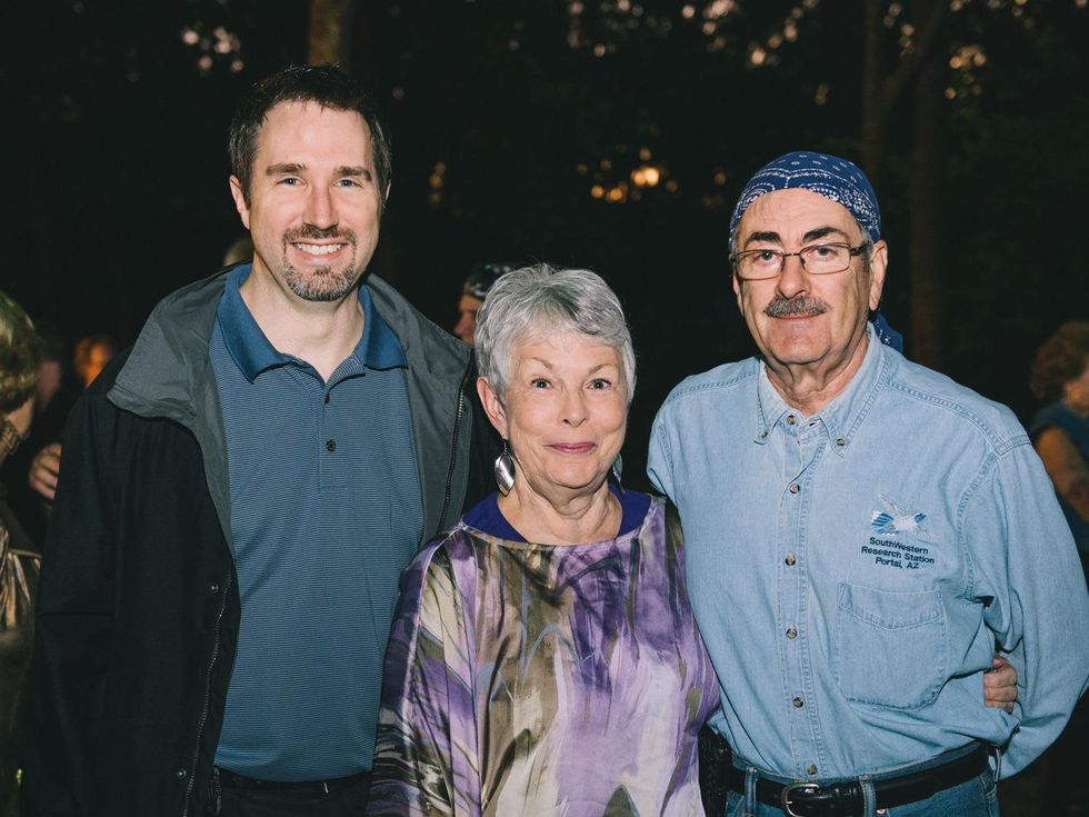 5 Chris Brown, from left, Jonni Almoney and Skip Almoney at the Bayou Preservation Association's Born on the Bayou party October 2013