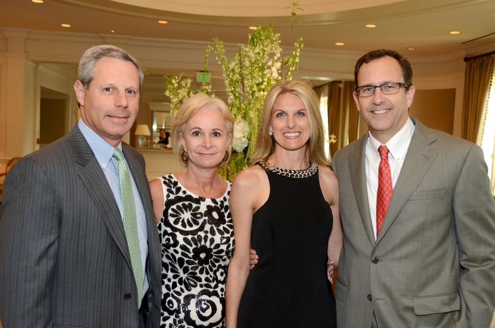 5 Danny and Emily Weingeist, frm left, and Stacy and Brad Dunn at the Broach Foundation Gala May 2014