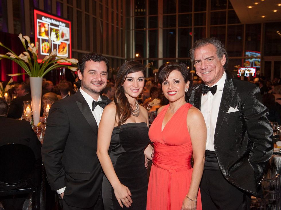 5 David Cord\u00faa, from left, Sylia Gallegos and Lucia and Michael Cord\u00faa at Heart Ball February 2014