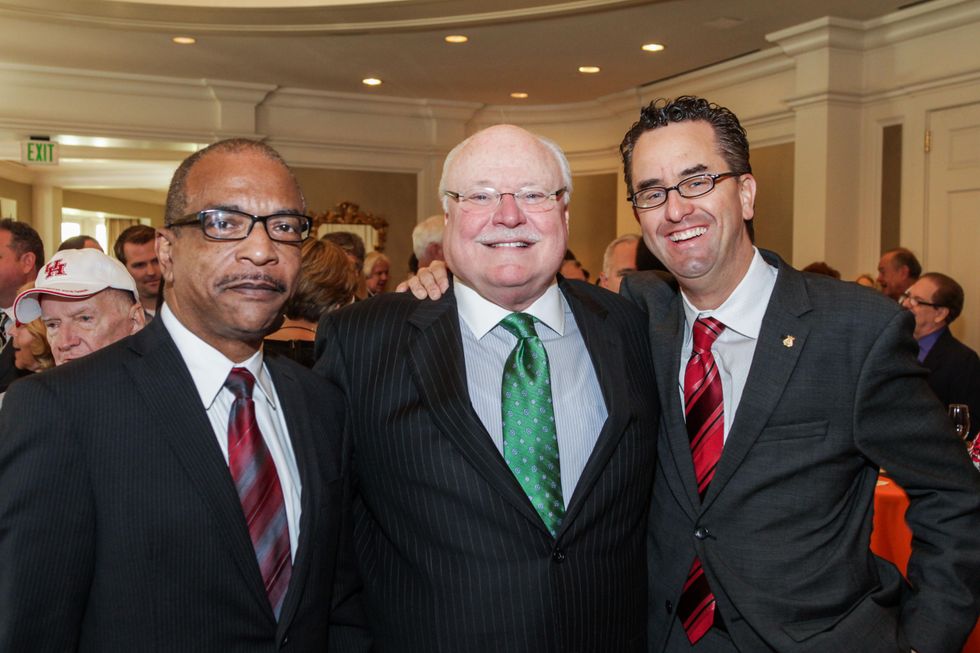 5 Dean John Roberts, from left, David Ashley White and Andrew Davis at the Moores School of Music Luncheon November 2014