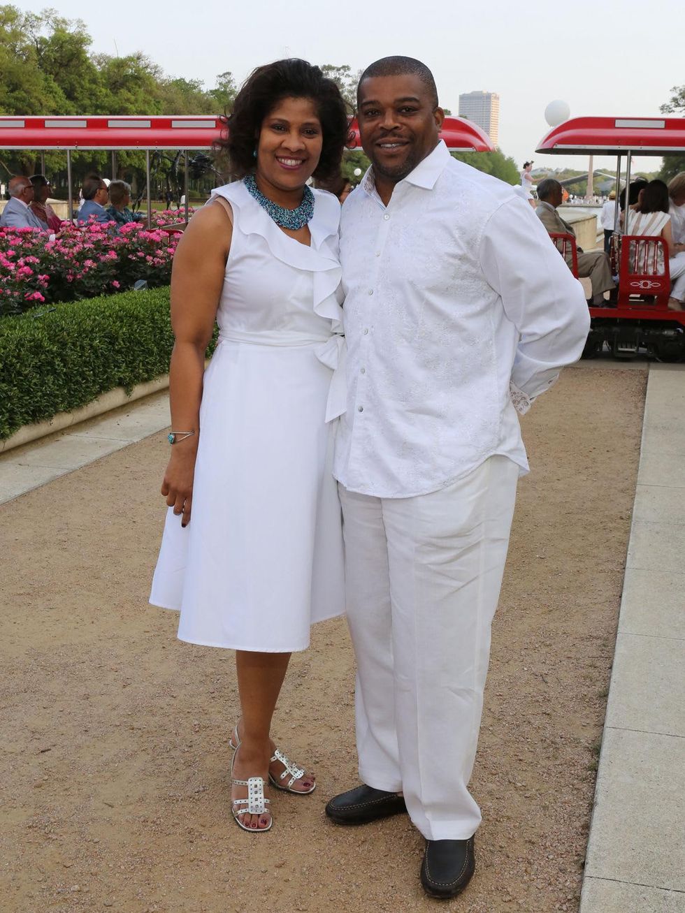 5 Diedra and Terence Fontaine at Evening in the Park April 2014