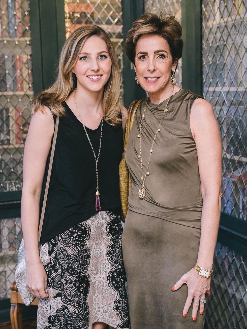 5 Drybar launch event September 2013 Katie Decker, Liz Decker