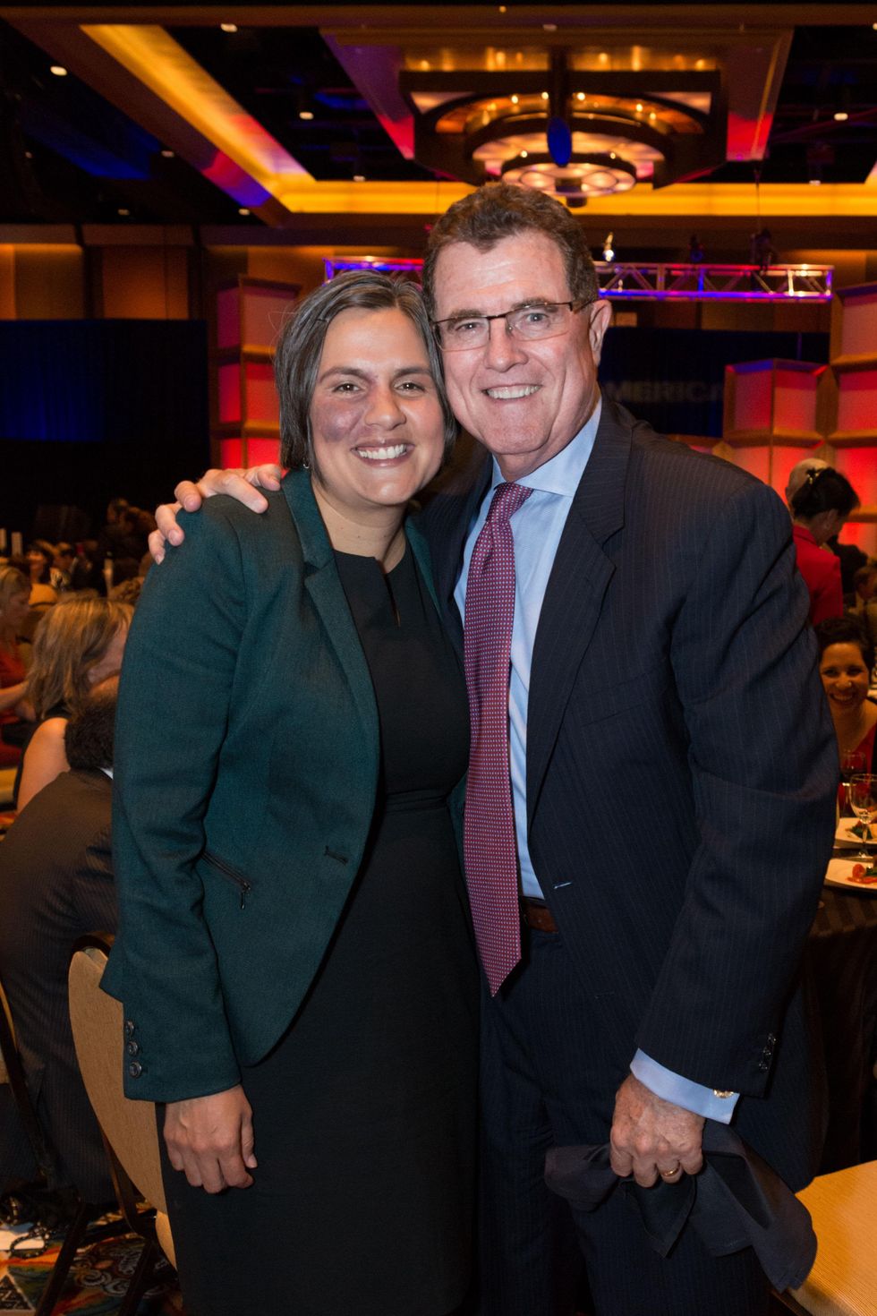 5 Elisa Villanueva Beard and Terry Grier at the Teach for America event November 2014.