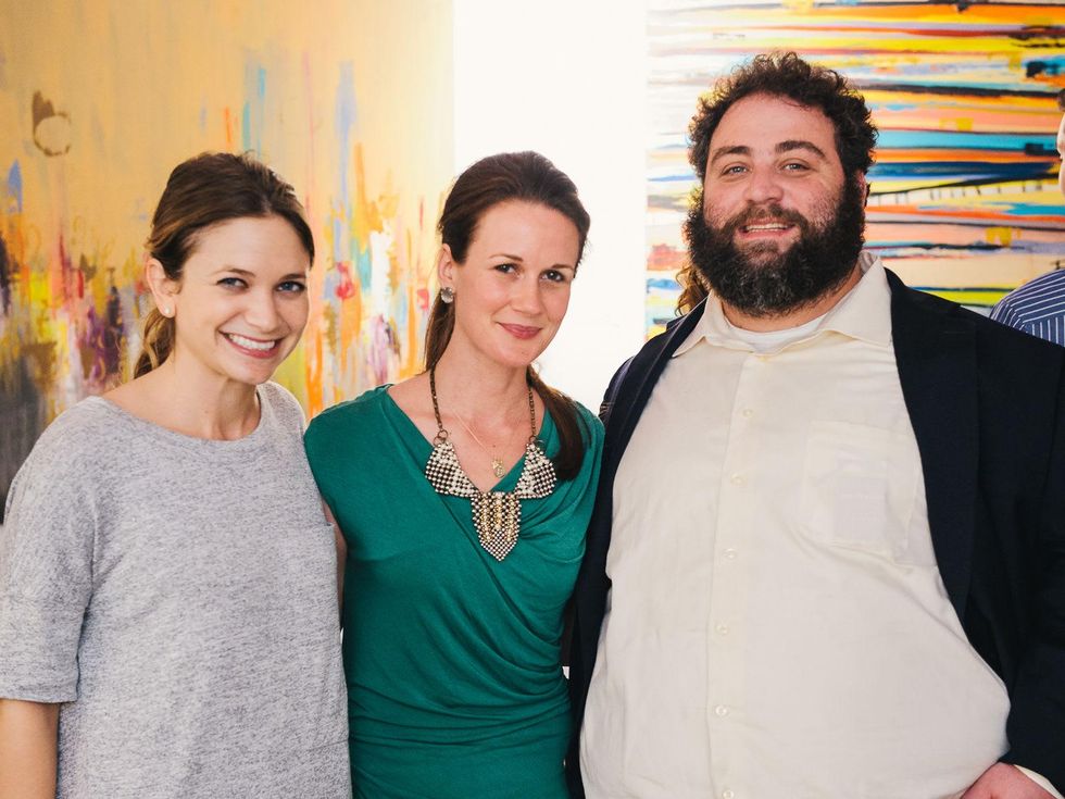 5 Emily Goetz, from left, Jessica Baldwin and Eric Sandler at CultureMap's 2014 Tastemakers Awards May 2014