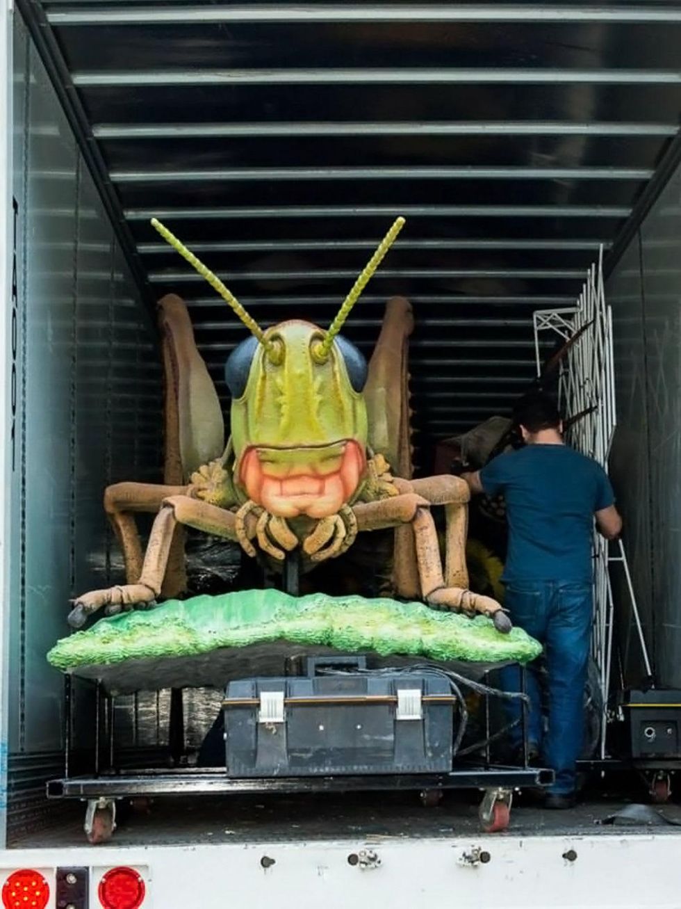 5 Extreme Bugs at Houston Zoo unloading May 2014