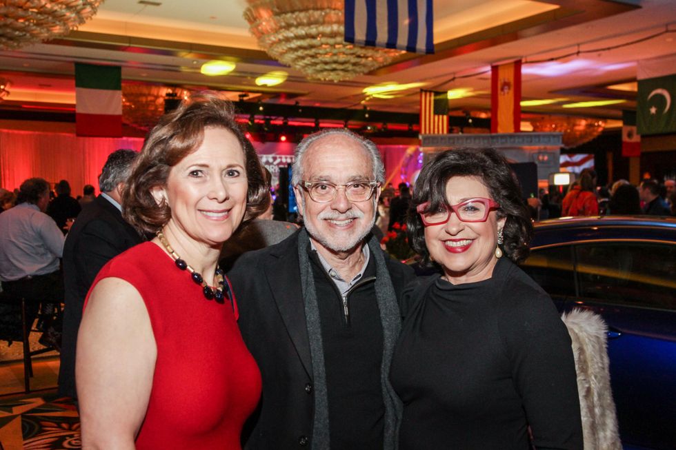 5 Franelle Rogers, left, with Alan and Roz Pactor at The Social Book 2015 Launch Party January 2015