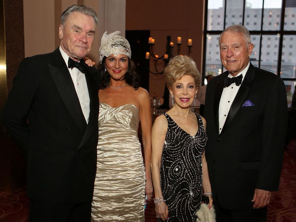 5 Gordon Buthone, from left, Jessica Rossman, Margaret Alkek Williams and Jim Daniel at the Society for the Performing Arts Gala March 2014