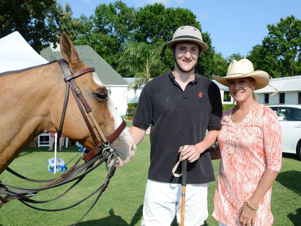 5 Houston Health Museum Young Professionals polo May 2013 Will Flanders and mom Barlee Flanders