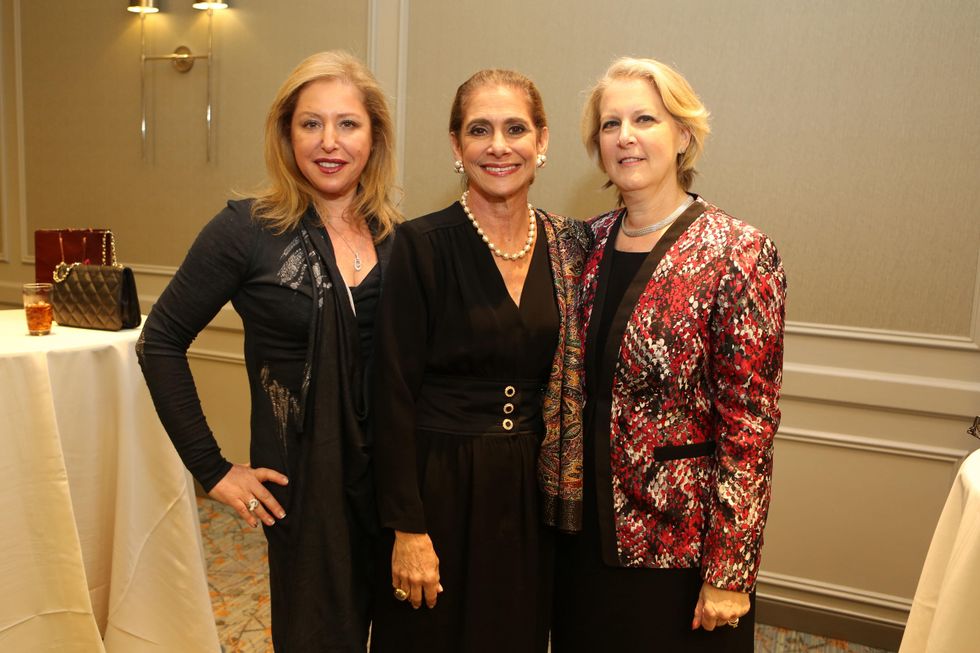 5 Inna Wizig, from left, Gail Klein and Pearl Mincberg Monk at the Guardian of the Human Spirit luncheon November 2014
