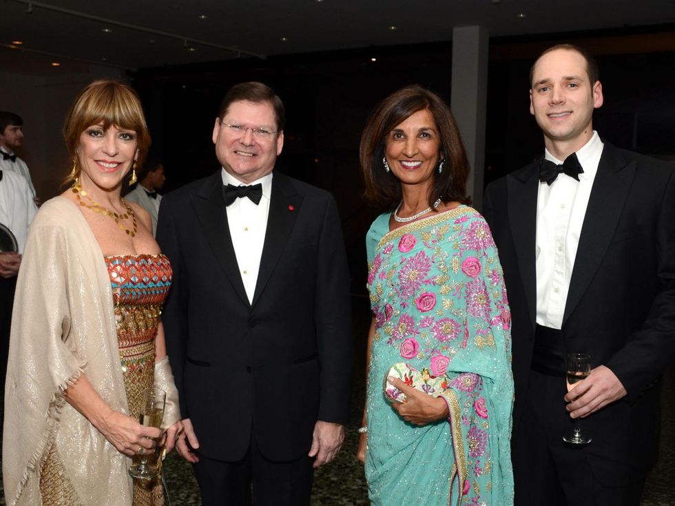 5, Islamic World gala, January 2013, Franci Crane, Bruce Baganz, Sultana Mangalji, Jared Crane