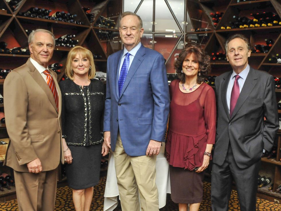 5, It Happened to Alexa Dinner April 2013 Mike Gatewood, Cindy Gatewood, Bill O'Reilly, Donna Vallone, Tony Vallone