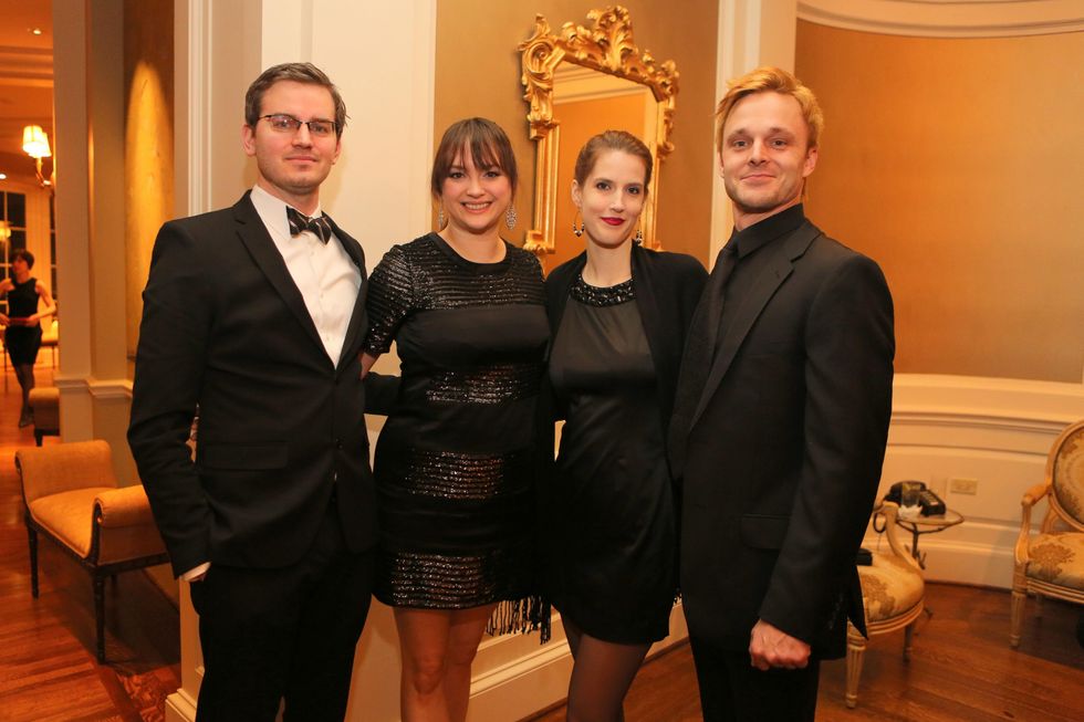 5 Joe Engler, from left, Melissa Pritchett, Katie Carter and Jay Sullivan Alley Theatre Celebrates Gregory Boyd's 25th Anniversary as Artistic Director February 2015