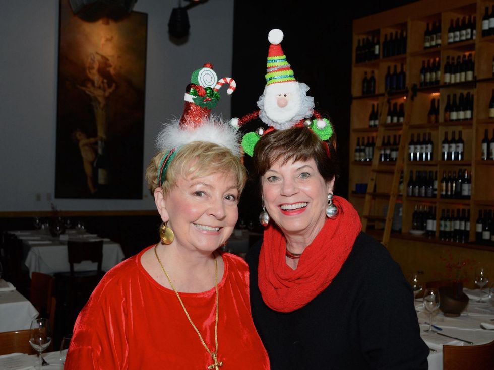 5 Judy Pryor, left, and Andy Delery at Joyful Toyful December 2014