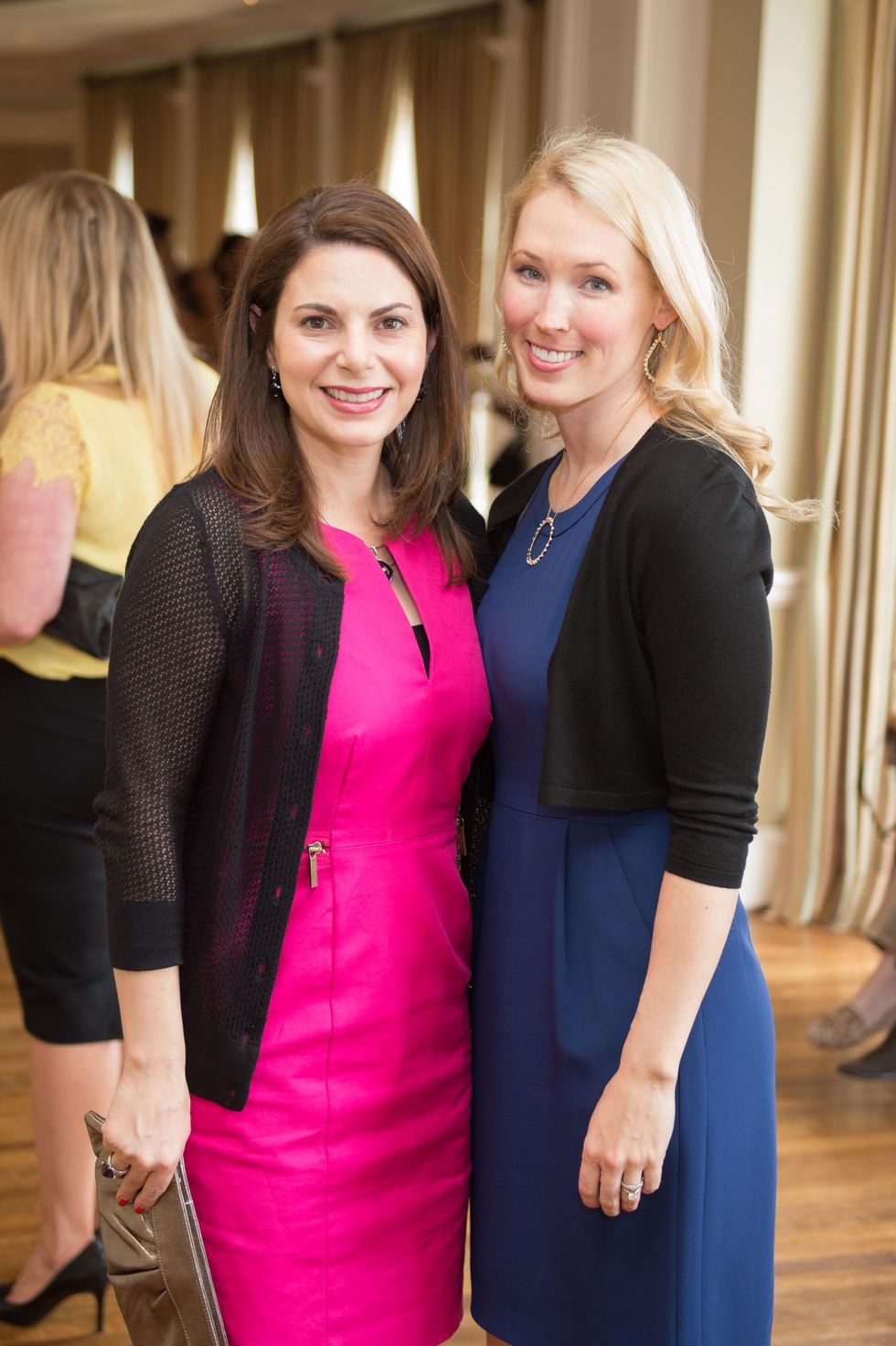 5 Kathy Mann, left, and Karah Heim at the Children's Museum Friends Families Luncheon March 2015