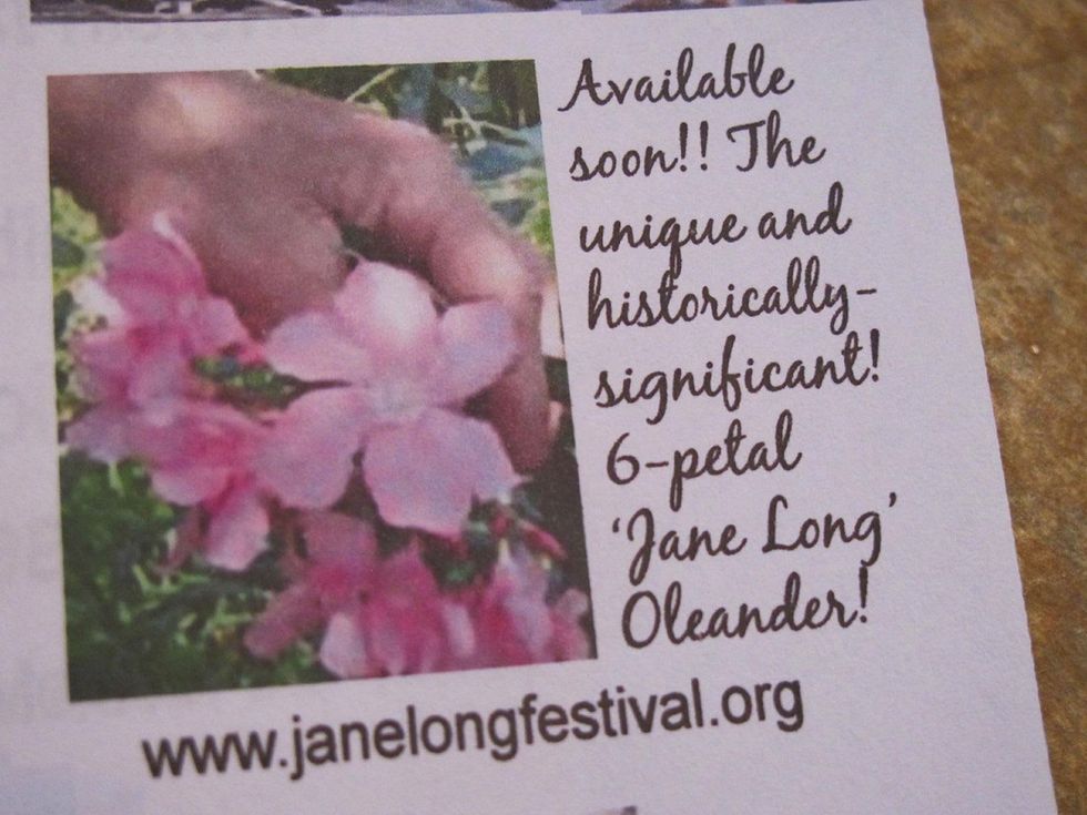 5 Katie Oxford Fifth Annual Jane Long Festival and Lecture Series September 2014