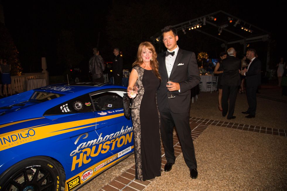 5 Kelly and Albert Chlouber at the Lamborghini party September 2014