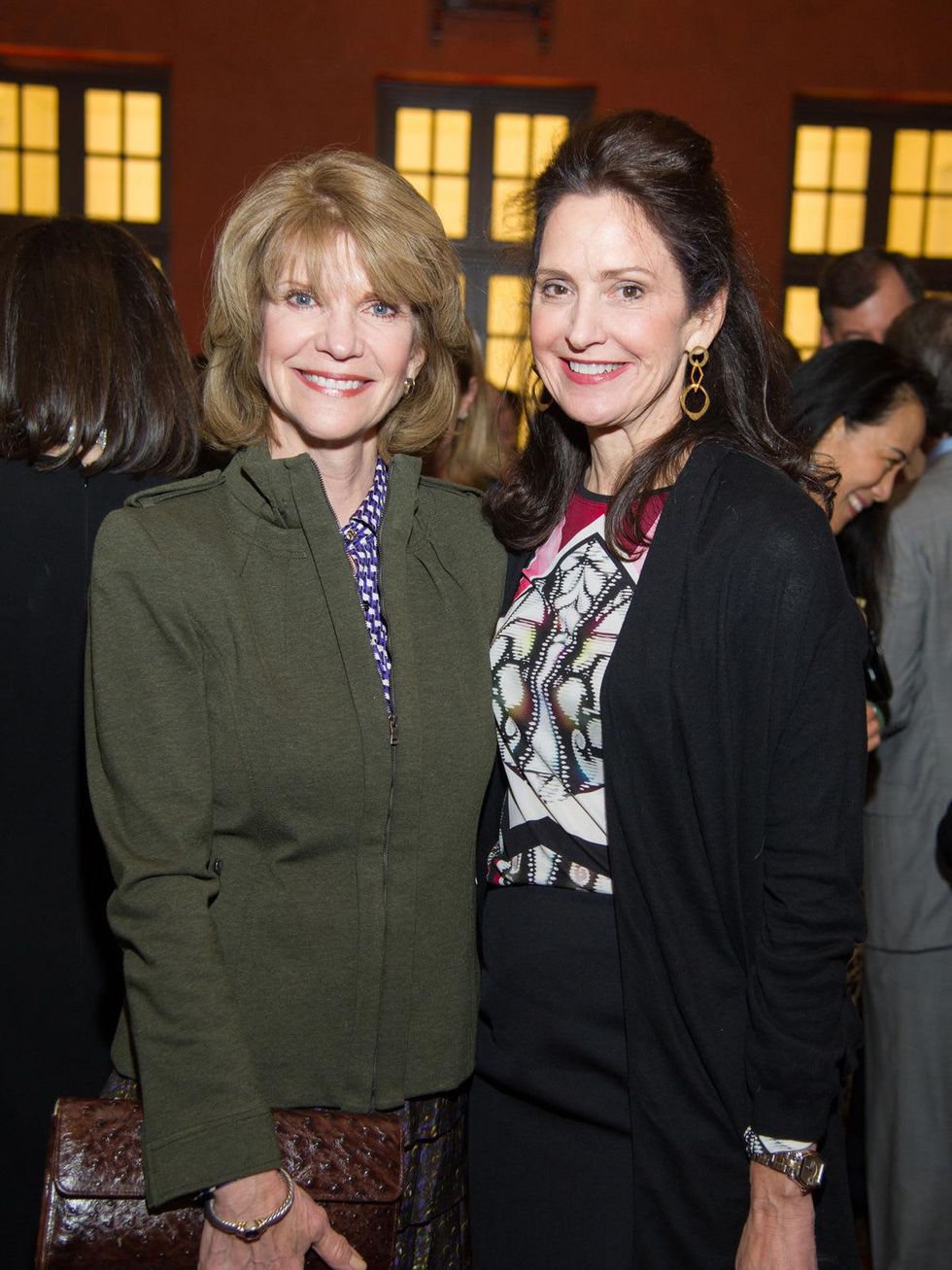 5 Kim Tutcher, left, and Laurie Morian at the Great Grown-Up Spelling Bee January 2014
